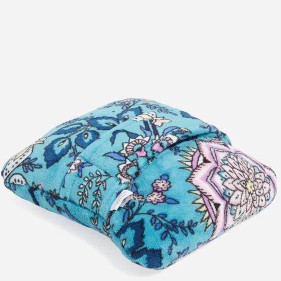 Vera Bradley Peacock Garden 2 in 1 Large Pillow & Throw Blanket - Picture 2 of 3